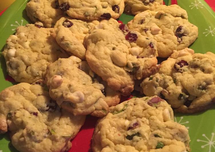 How to Make Speedy Pistachio-Cranberry Cookies