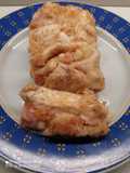 Involtini di pollo con ripieno di prosciutto cotto e scamorza affumicata