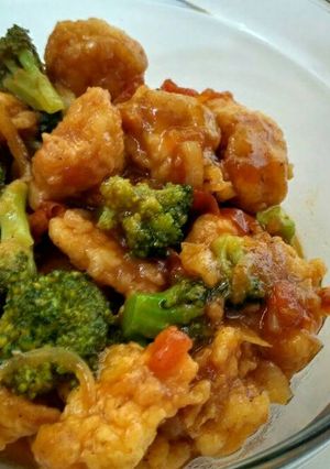 Foto resep Ayam Koloke Cah Brokoli