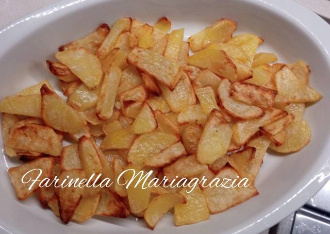 Ricetta Patate fresche fritte in friggitrice ad aria 👩‍🍳❤️ di Mariagrazia  Farinella 👩‍🍳 - Cookpad