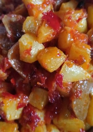 Foto resep Sambelan kentang baso