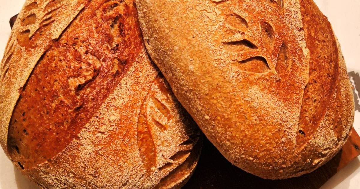 Pan de masa madre fácil Receta de Panaderochileno- Cookpad