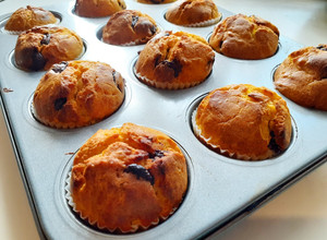 Foto di 🎃MUFFIN ALLA ZUCCA E CIOCCOLATO🎃 senza zucchero