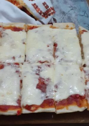Una foto de Pizza