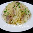 Củ sắn xào thịt heo