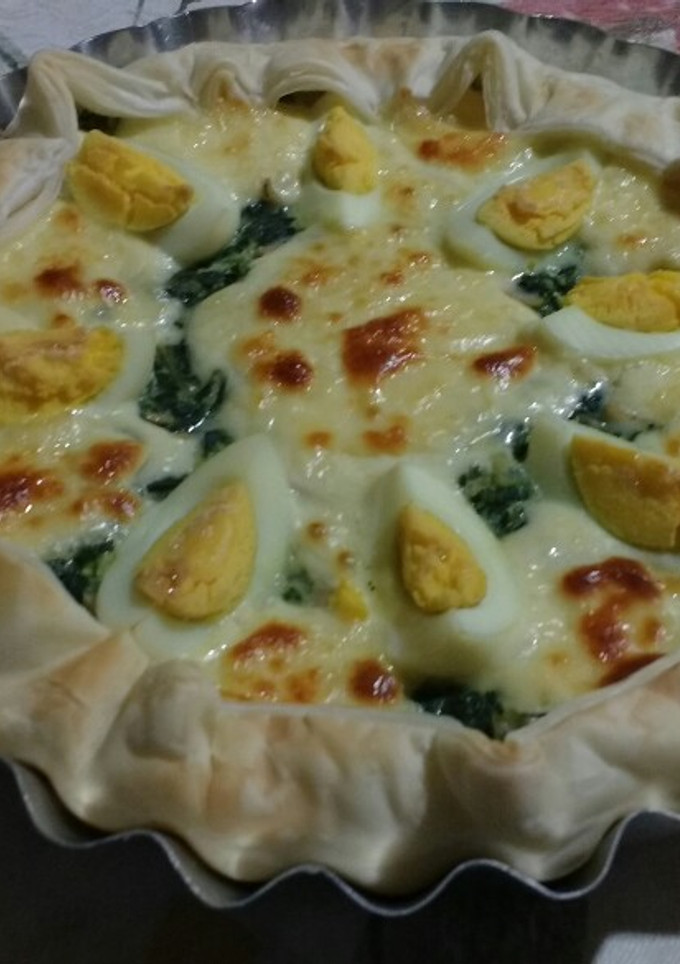 Una foto de Tarta de acelga (pascualina)