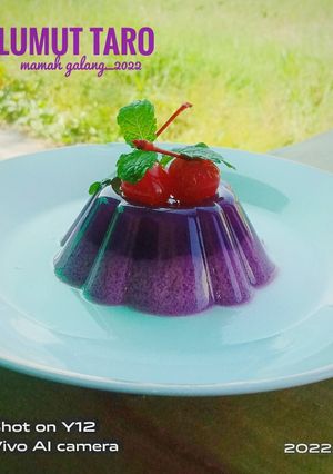 Foto resep Puding lumut taro