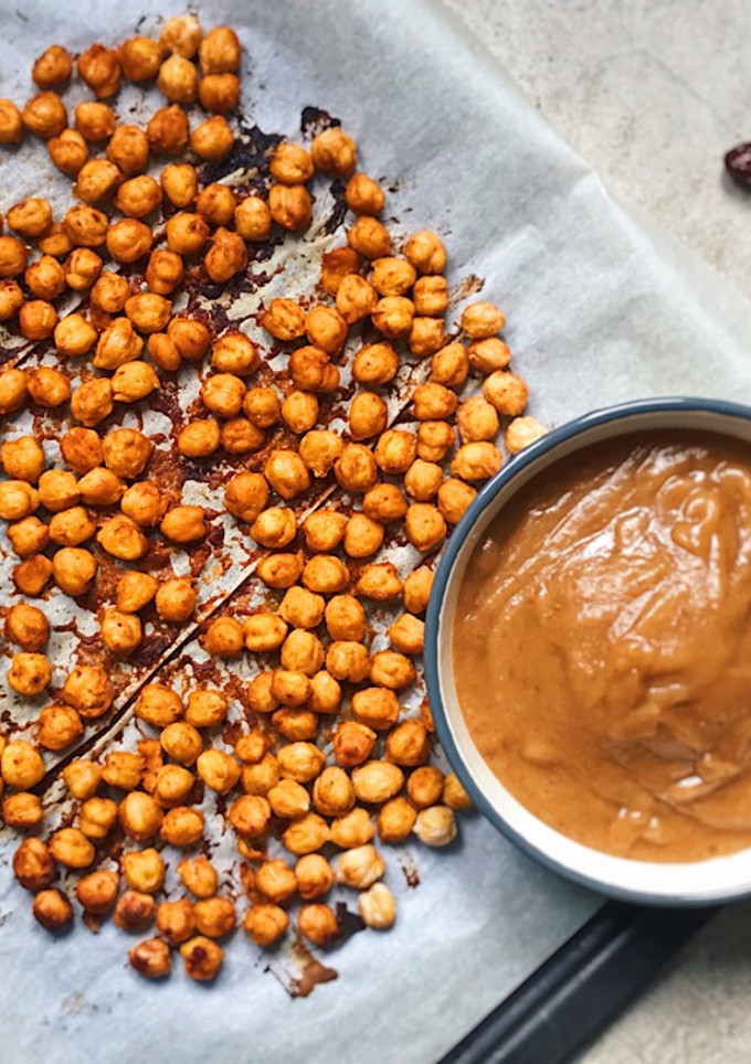 Una foto de Garbanzos tostados en el horno