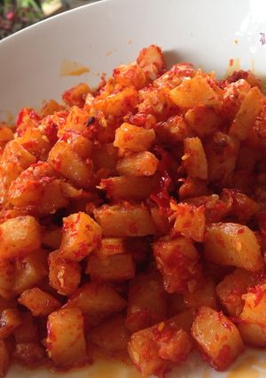 Foto resep Sambal goreng kentang