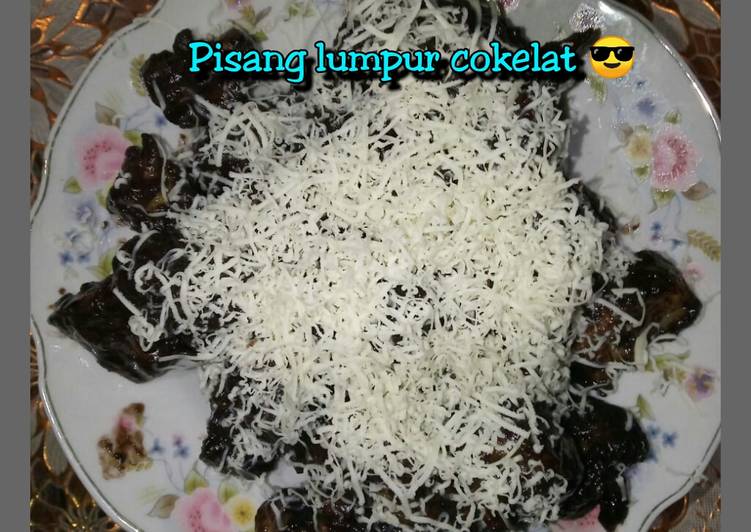 resep cara buat Pisang Lumpur Cokelat endeusss