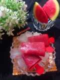 Watermelon popsicle