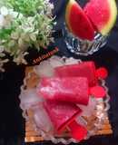 Watermelon popsicle