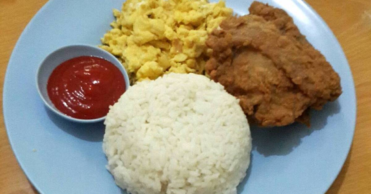  Resep  Ayam  Crispy  Scramble Egg ala McD oleh Adelia 