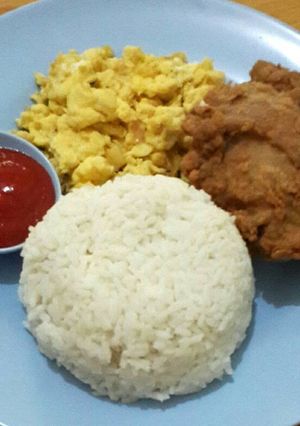 Foto resep Ayam Crispy + Scramble Egg ala McD