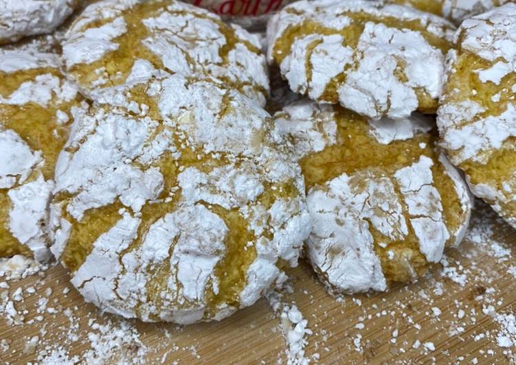 Lemon crinkle cookies Lemon crinkle cookies