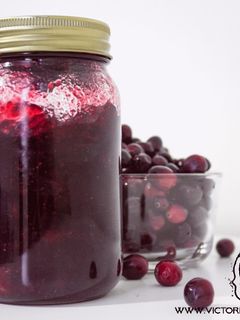 Una foto de Dulce de Arándanos Rojos