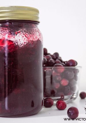 Una foto de Dulce de Arándanos Rojos