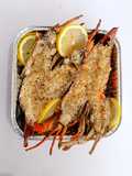 Pan seared Lobster with lemon butter garlic