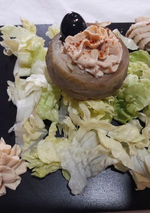 Une photo de Salade artichaut farci