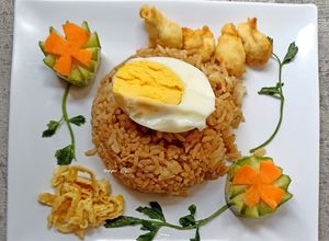 Foto resep Nasi Goreng Kampung with simple garnish