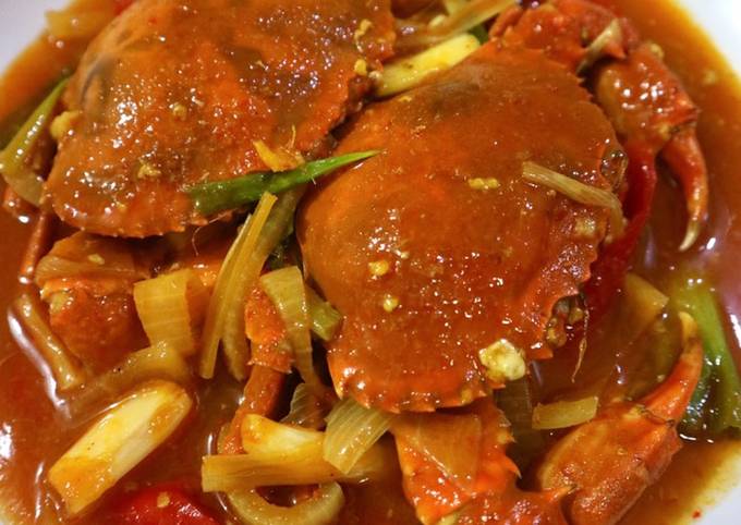 Kepiting saos padang