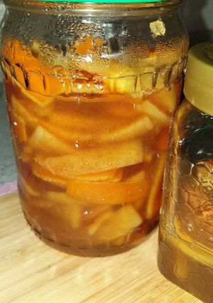 Una foto de Cáscaras de naranja confitadas
