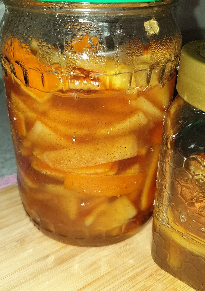 Una foto de Cáscaras de naranja confitadas