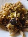 Macarrones a la parmiggiana vegana
