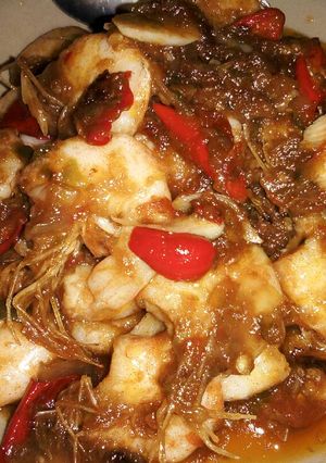 Foto resep Udang pedas manis