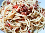 Gambar corned beef spaghetti
