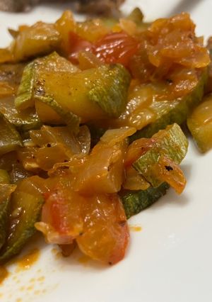 Una foto de Revuelto de Zucchini