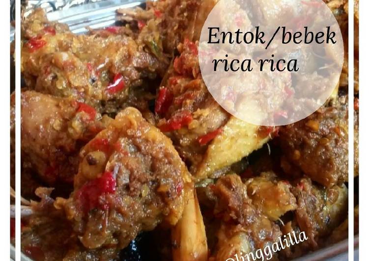 Simple Way to Prepare Any-night-of-the-week Entok/bebek rica rica (LLA)
