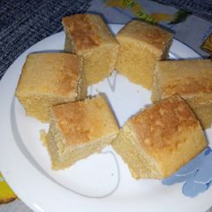 A picture of Milk Custard Cake.