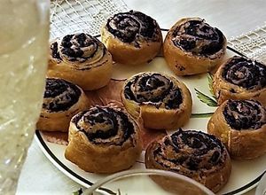 Une photo de Feuilleté apéritif au boudin noir