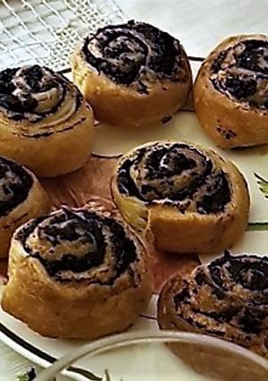 Une photo de Feuilleté apéritif au boudin noir