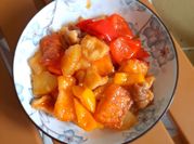 A picture of soy chunks