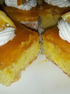 صورة لوصفة كيكة 🍰 بذوق البرتقال ذوق رائع 😋😋😋😍😍