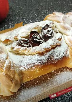 Una foto de Strudel de manzana al Estilo Queenie Goldstein de Película Animales Fantásticos y Donde Encontrarlos