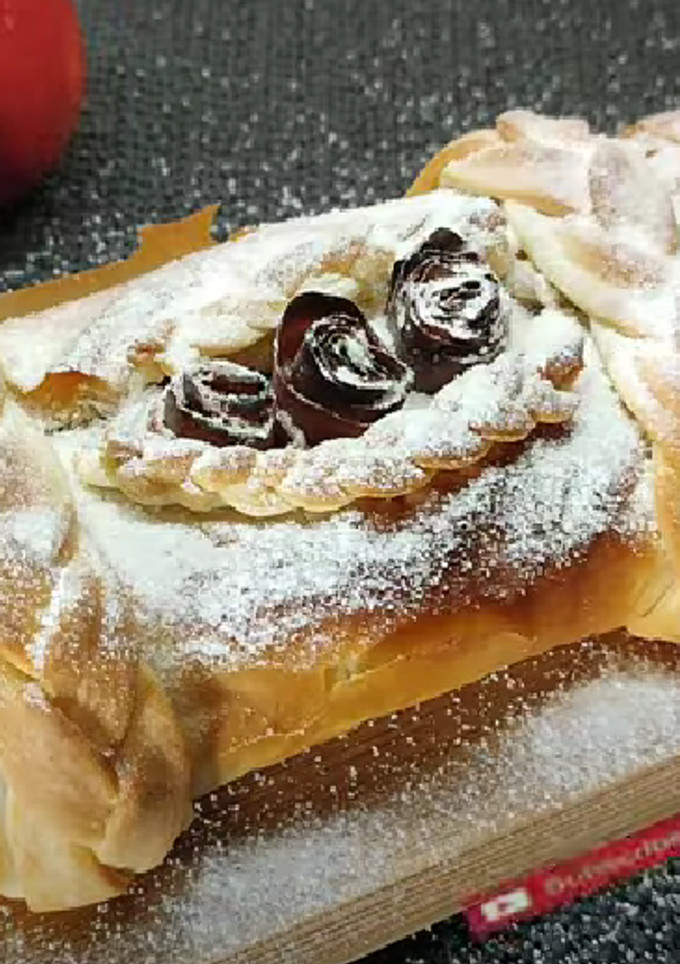 Una foto de Strudel de manzana al Estilo Queenie Goldstein de Película Animales Fantásticos y Donde Encontrarlos