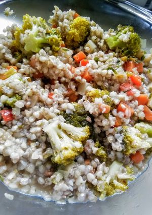Zöldséges hajdina recept fotója