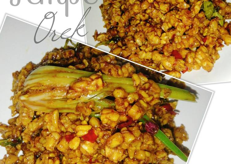 #orek tempe setengah kering 😁