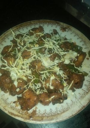 A picture of Veg manchurian.