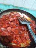 Salchichas enchipotladas 😋