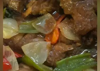 Masakan Unik Bistik ayam Nikmat Lezat