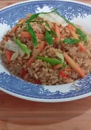 Foto resep 171. NasGor Kampung Plus Sayur