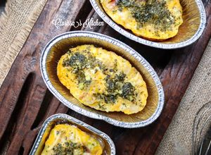 Foto resep Telur Bakar Toping Parsley Dried