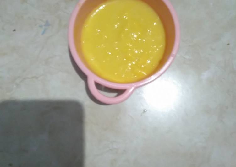 Bagaimana Membuat Mpasi Pure Jagung + Asip + Evoo, Enak Banget