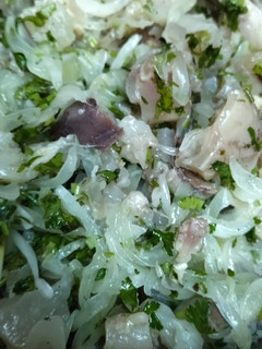 Una foto de Ensalada de patas de vacuno
