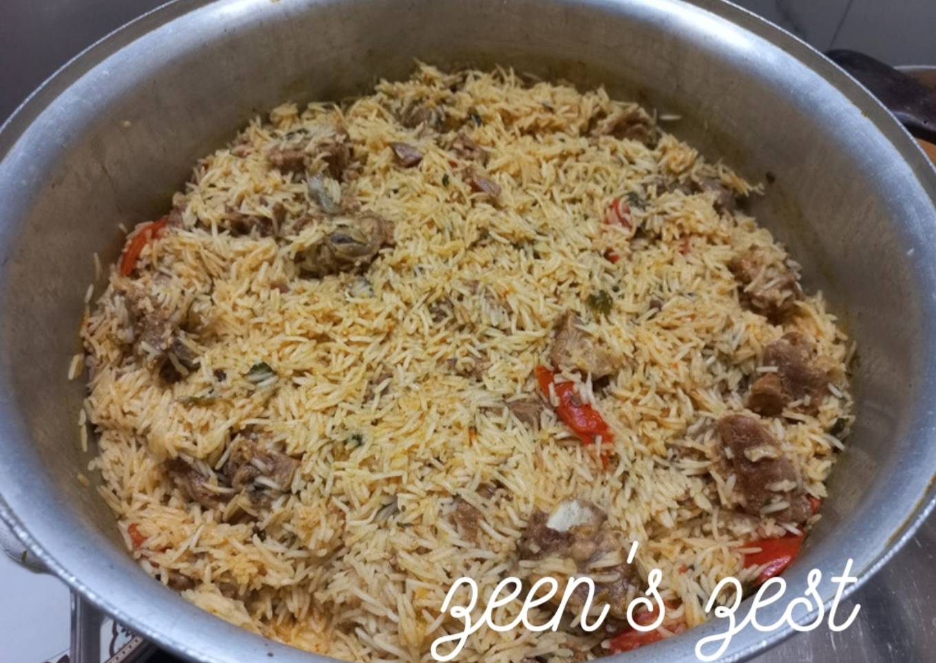 Hyderabadi Beef Tahari