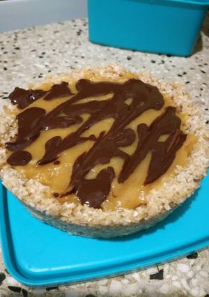 Una foto de Mini tarta de avena y batata